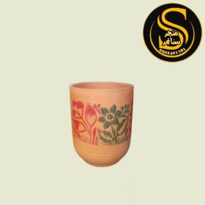 كاس فخار باكستاني ملون، ماء شاهي