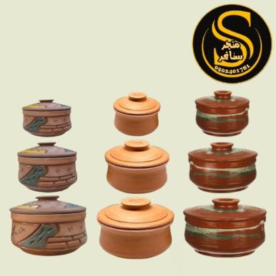 طقم قدور فخار مصري