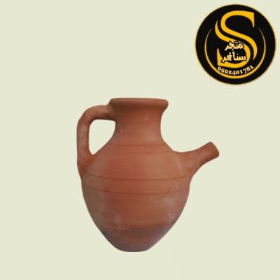 ابريق شاهي فخار وطني كبير