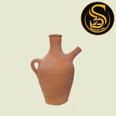 ابريق شاهي فخار وطني صغير