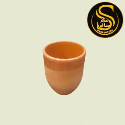 كاس فخار تركي مدهون، ماء شاهي