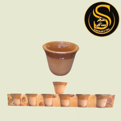 فناجيل قهوة فخار مصري