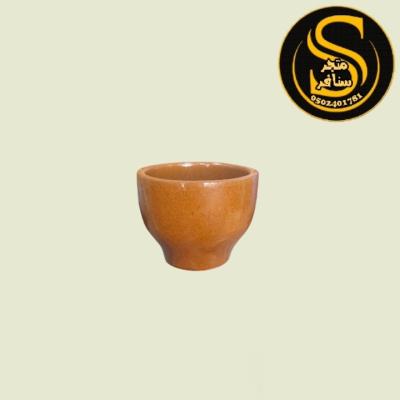 فنجال قهوة فخار مصري